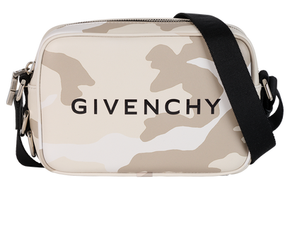 G Essentials Camera Bag, &pound;550, Handbags, Bronze/White, Leather, Front view